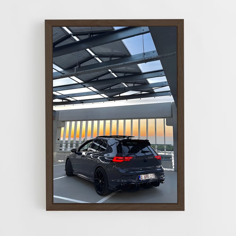 Poster Golf Noir Élégance – affiche Volkswagen (vue 5)